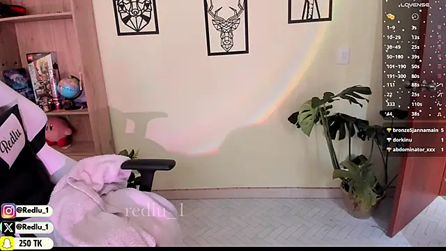 Redlu 1 online show from February 14, 2:44 pm