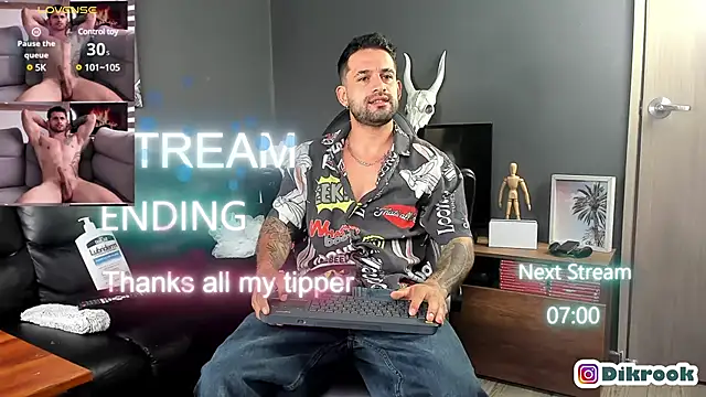 Davevilboy online show from February 11, 12:15 pm