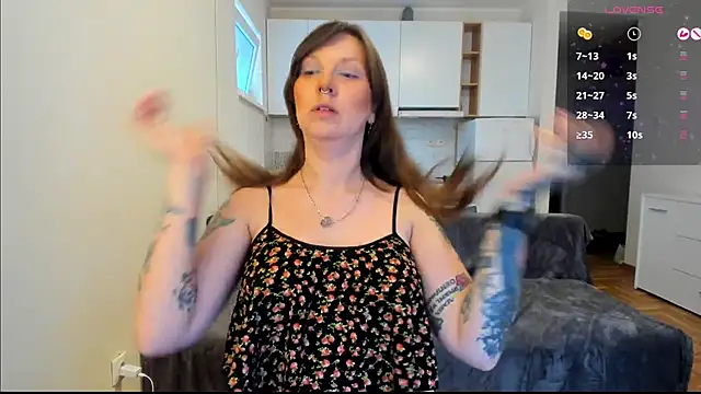 Snapshot of StacyTigerr chatting on March 16, 1:27 pm StacyTigerr online show from March 16, 1:27 pm