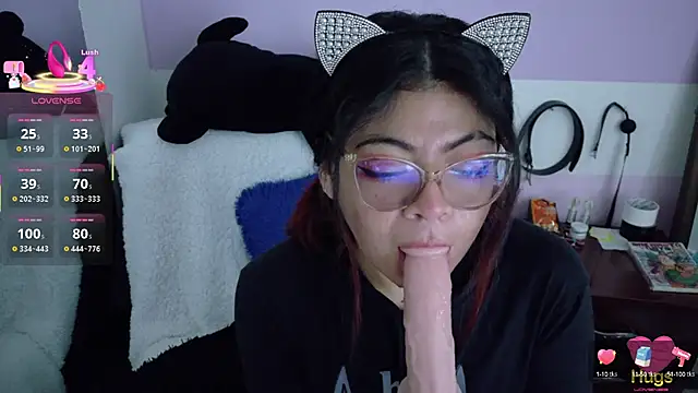 Snapshot of Catwhite_ chatting on October 6, 5:02 pm Catwhite online show from October 6, 5:02 pm