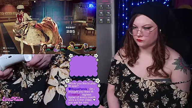 evamila online show from March 17, 3:31 am