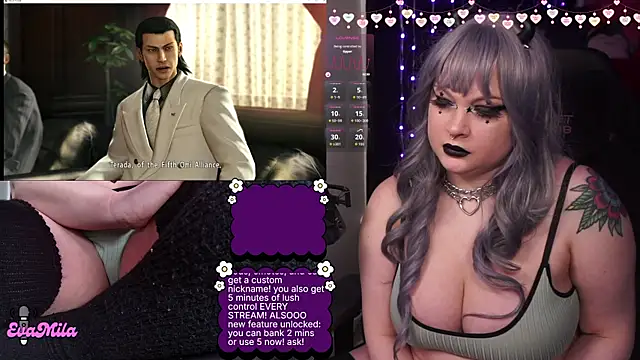 Snapshot of evamila chatting on February 4, 6:14 pm evamila online show from February 4, 6:14 pm