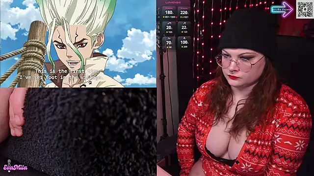 Snapshot of evamila chatting on January 6, 4:38 am evamila online show from January 6, 4:38 am