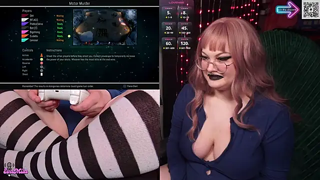 Snapshot of evamila chatting on January 11, 3:57 am evamila online show from January 11, 3:57 am