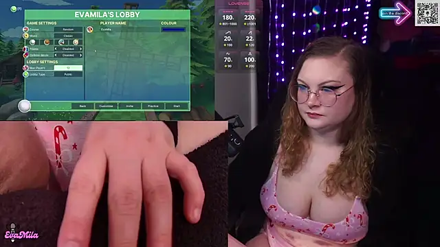 Snapshot of evamila chatting on December 20, 2:14 am evamila online show from December 20, 2:14 am