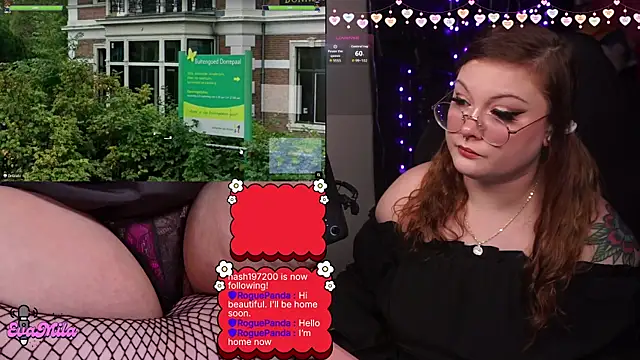 Snapshot of evamila chatting on February 20, 3:25 am evamila online show from February 20, 3:25 am