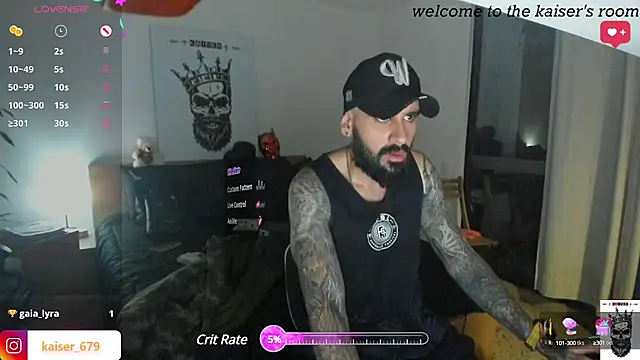 kaiser679  online show from March 13, 5:00 am