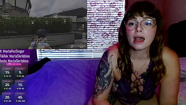 MarlaFknSinger online show from January 10, 5:56 pm