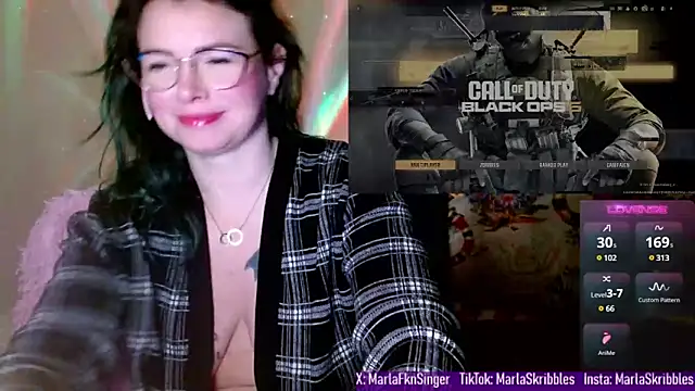 MarlaFknSinger online show from January 15, 7:37 am