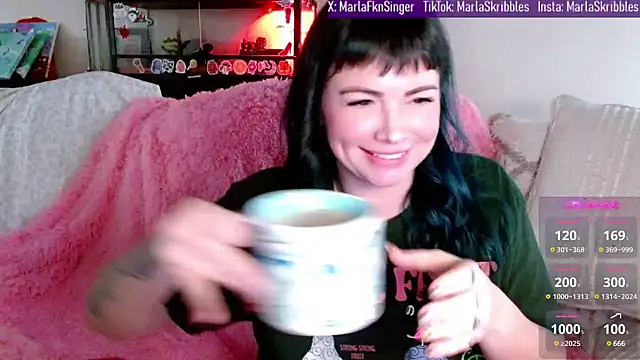 MarlaFknSinger online show from January 17, 2:18 pm