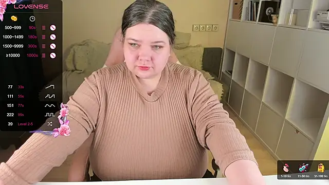 Snapshot of PlumPie chatting on January 18, 1:03 pm PlumPie online show from January 18, 1:03 pm