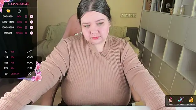 Snapshot of PlumPie chatting on January 17, 4:38 am PlumPie online show from January 17, 4:38 am