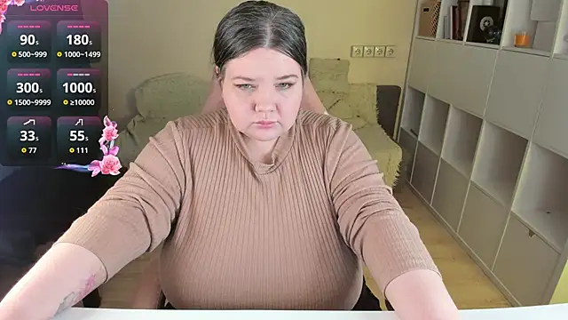 Snapshot of PlumPie chatting on February 19, 2:36 pm PlumPie online show from February 19, 2:36 pm