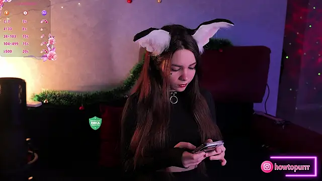 Snapshot of How2Meow chatting on December 16, 6:05 pm How2Meow online show from December 16, 6:05 pm