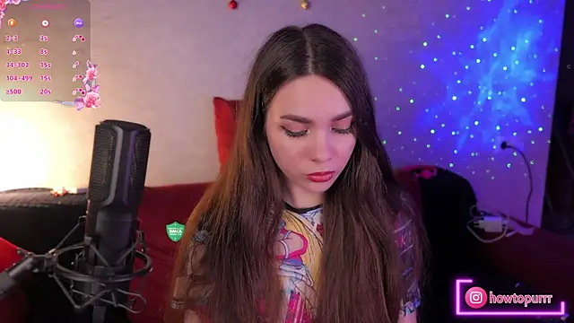 Snapshot of How2Meow chatting on February 19, 6:00 pm How2Meow online show from February 19, 6:00 pm