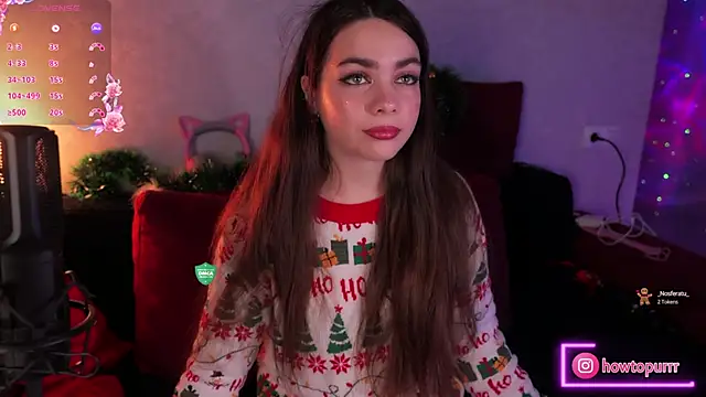 Snapshot of How2Meow chatting on December 30, 5:13 pm How2Meow online show from December 30, 5:13 pm