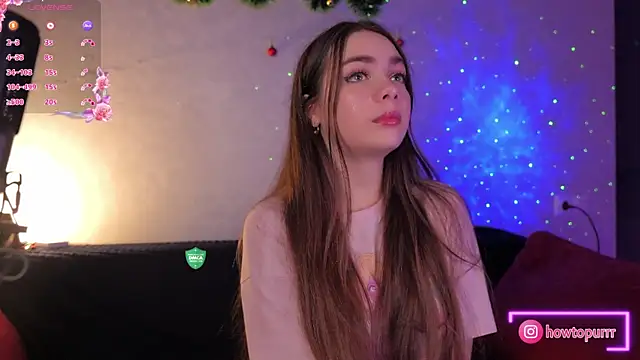 Snapshot of How2Meow chatting on February 14, 5:36 pm How2Meow online show from February 14, 5:36 pm