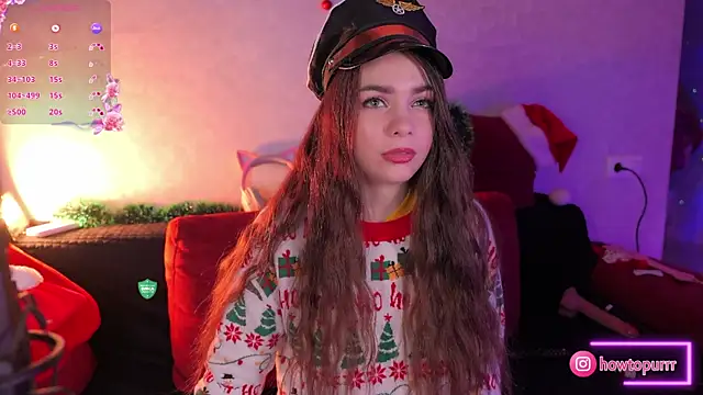 Snapshot of How2Meow chatting on January 14, 5:56 pm How2Meow online show from January 14, 5:56 pm