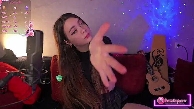 Snapshot of How2Meow chatting on March 9, 6:11 pm How2Meow online show from March 9, 6:11 pm