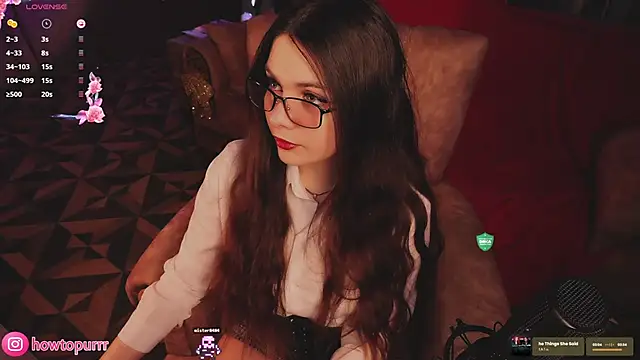 Snapshot of How2Meow chatting on April 29, 4:33 pm How2Meow online show from April 29, 4:33 pm