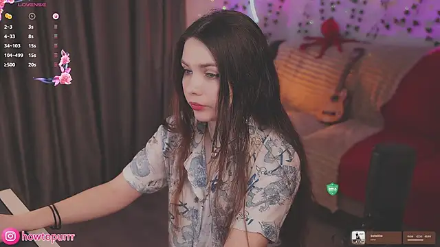 Snapshot of How2Meow chatting on May 27, 5:20 pm How2Meow online show from May 27, 5:20 pm