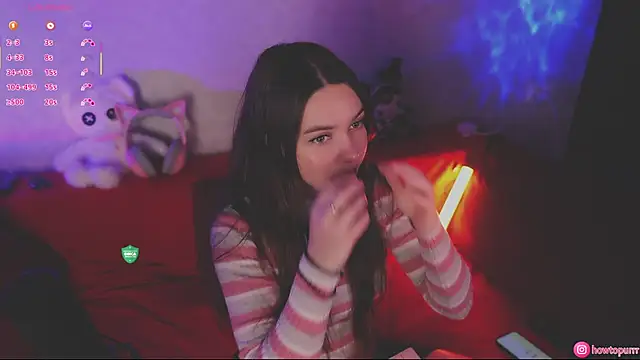 Snapshot of How2Meow chatting on October 20, 5:24 pm How2Meow online show from October 20, 5:24 pm