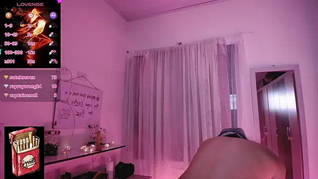 Snapshot of Misslana_wn1 chatting on February 19, 8:12 am Misslana wn1 online show from February 19, 8:12 am