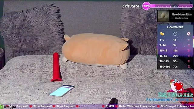 strawberry muffin online show from July 7, 7:28 pm