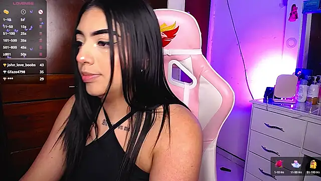 Snapshot of eva_six chatting on February 28, 6:21 am eva six online show from February 28, 6:21 am