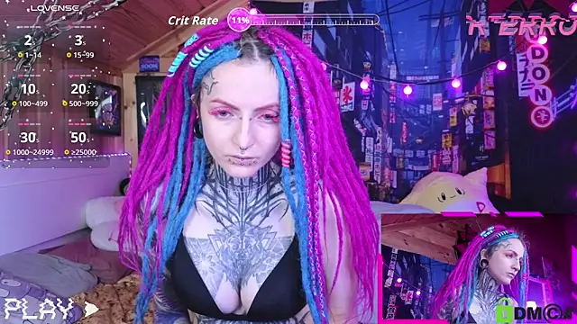 Snapshot of NekoCyber chatting on September 20, 5:12 am NekoCyber online show from September 20, 5:12 am