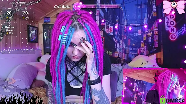 Snapshot of NekoCyber chatting on September 28, 5:03 am NekoCyber online show from September 28, 5:03 am