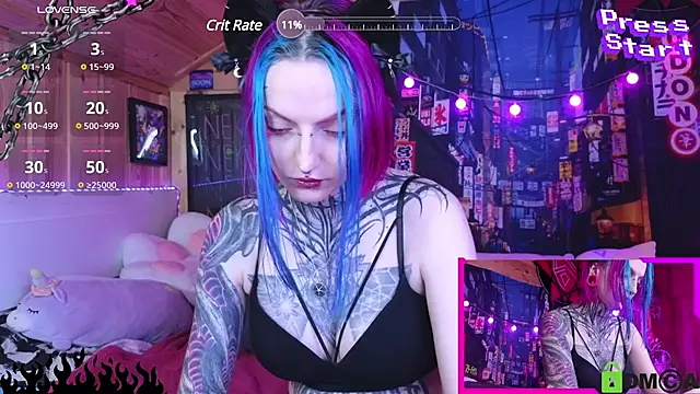 Snapshot of NekoCyber chatting on March 9, 5:00 am NekoCyber online show from March 9, 5:00 am