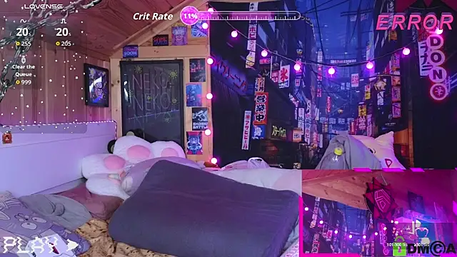 Snapshot of NekoCyber chatting on September 11, 5:18 am NekoCyber online show from September 11, 5:18 am