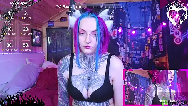 Snapshot of NekoCyber chatting on January 25, 9:26 am NekoCyber online show from January 25, 9:26 am