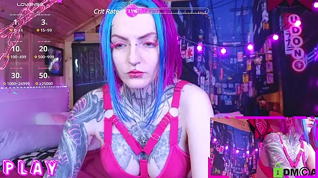 Snapshot of NekoCyber chatting on February 3, 5:40 am NekoCyber online show from February 3, 5:40 am