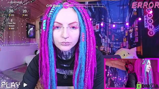 Snapshot of NekoCyber chatting on September 17, 5:09 am NekoCyber online show from September 17, 5:09 am