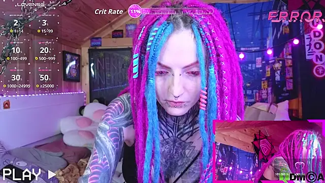 Snapshot of NekoCyber chatting on September 21, 4:50 am NekoCyber online show from September 21, 4:50 am