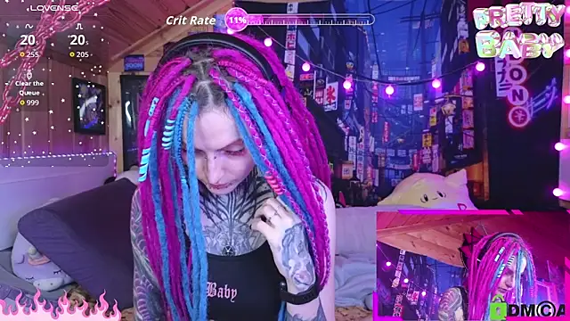 Snapshot of NekoCyber chatting on September 27, 5:13 am NekoCyber online show from September 27, 5:13 am