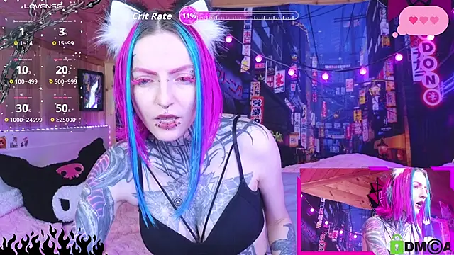 NekoCyber online show from February 22, 4:59 am