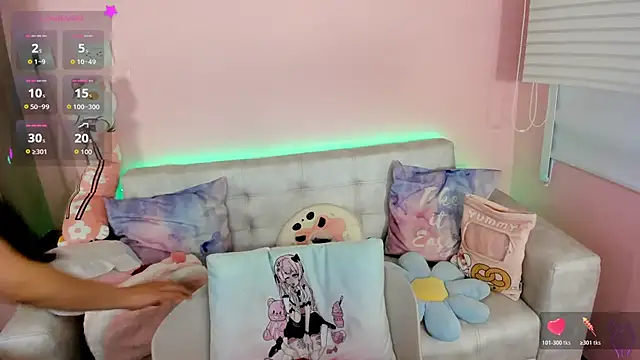 tinysara online show from February 12, 4:18 pm