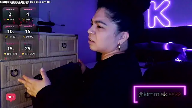 kimmiakiss22 online show from February 8, 1:58 am