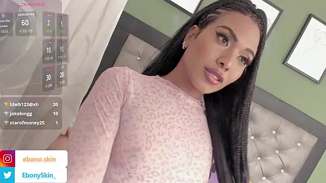 EbonySkin online show from October 24, 10:14 am