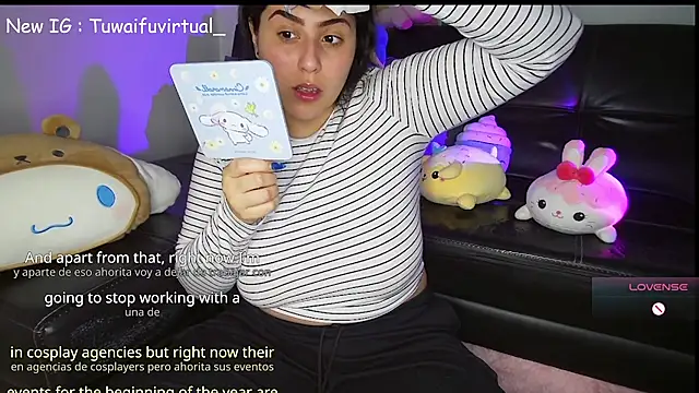 TuWaifuVirtual1 online show from January 17, 10:13 pm