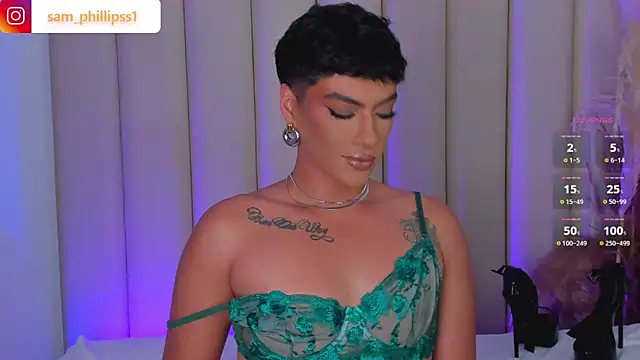 sam phillipss online show from October 8, 12:01 am