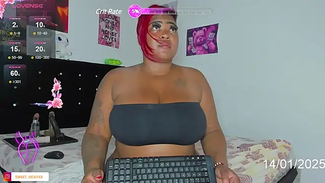 Snapshot of SWEETVICKY_XX chatting on January 14, 11:05 pm SWEETVICKY XX online show from January 14, 11:05 pm