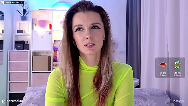 Karamelsw  online show from October 26, 10:10 pm