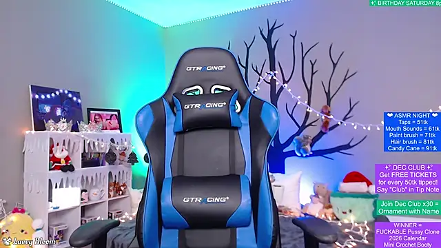 Snapshot of TheLaceyBloom chatting on December 5, 1:27 am TheLaceyBloom online show from December 5, 1:27 am