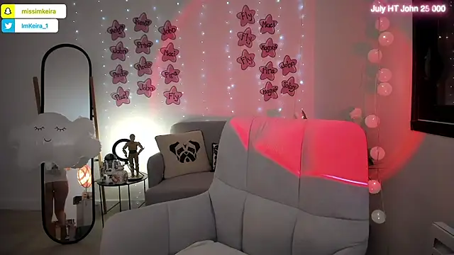 Snapshot of ImKeira chatting on July 7, 8:45 pm ImKeira online show from July 7, 8:45 pm