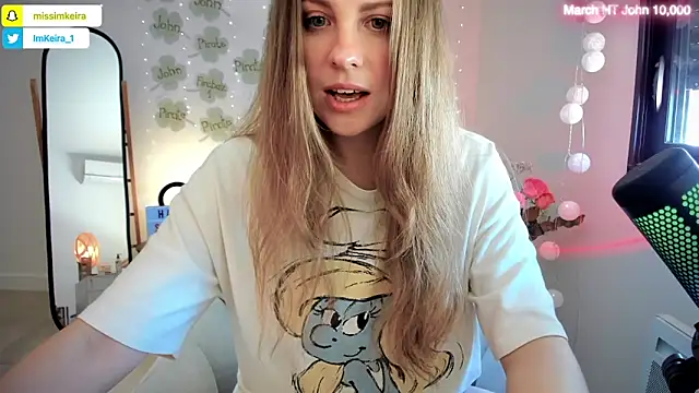 ImKeira online show from March 13, 11:15 am