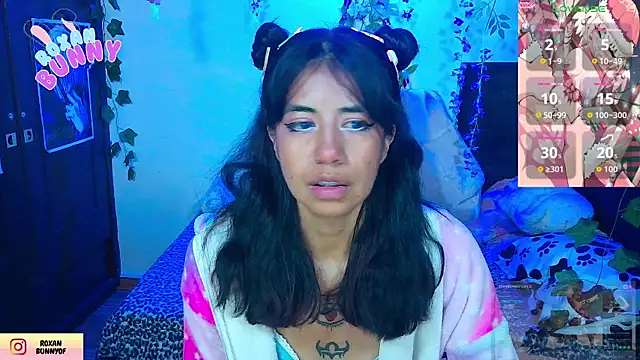 Snapshot of Roxanbunny1 chatting on December 16, 6:50 am Roxanbunny1 online show from December 16, 6:50 am